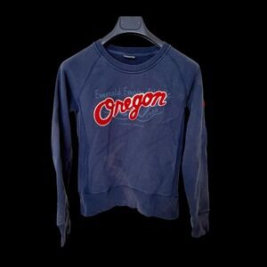 Nike Oregon Emerald Empire Athletic Navy Blue Crewneck Sweatshirt Kids Medium